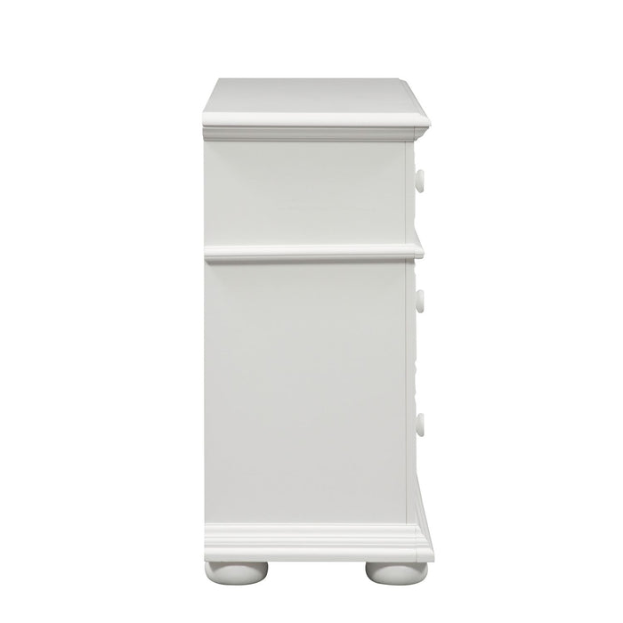 Summer House Media Chest in Oyster White - Furniture 4 Less (Jacksonville, NC)