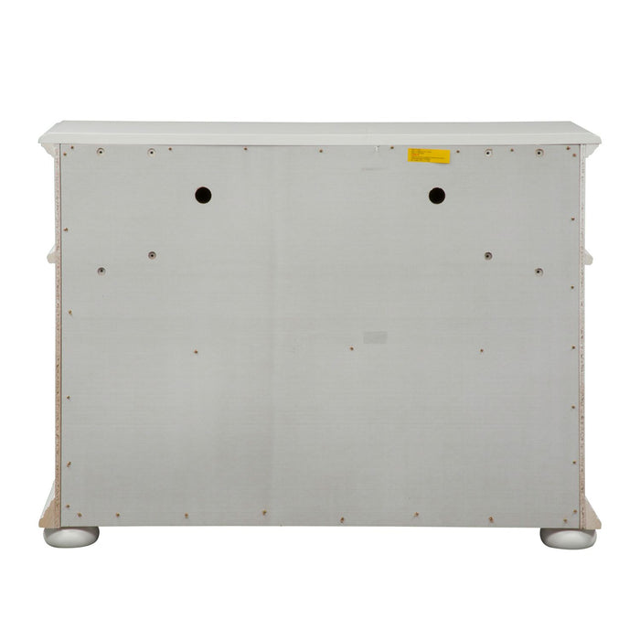 Summer House Media Chest in Oyster White - Furniture 4 Less (Jacksonville, NC)