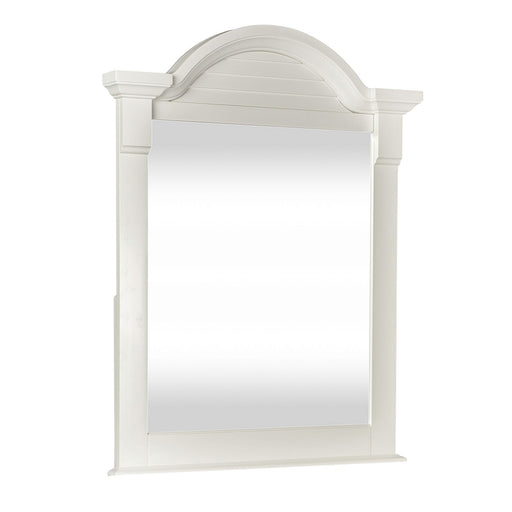 Summer House Small Mirror in Oyster White - Furniture 4 Less (Jacksonville, NC)