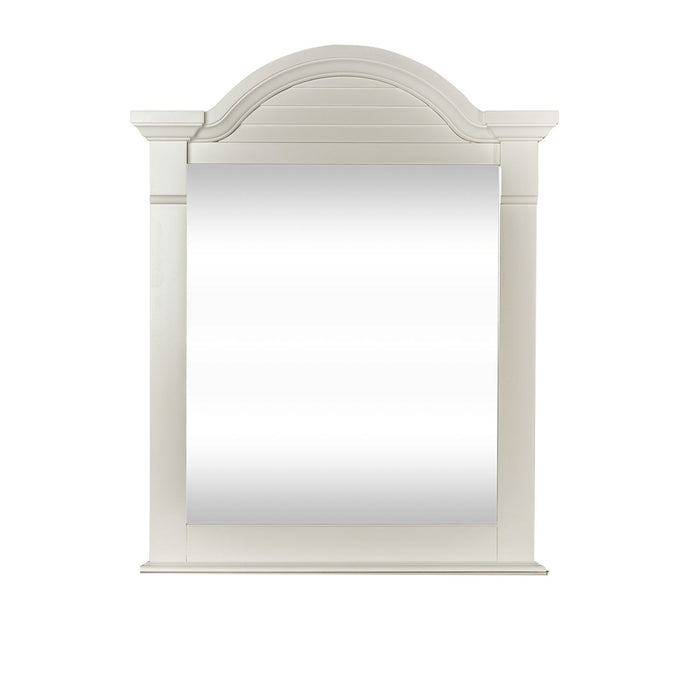 Summer House Small Mirror in Oyster White - Furniture 4 Less (Jacksonville, NC)