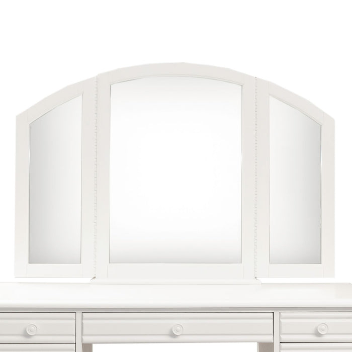 Summer House Vanity Mirror in Oyster White - Furniture 4 Less (Jacksonville, NC)