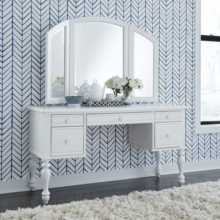 Summer House Vanity Mirror in Oyster White - Furniture 4 Less (Jacksonville, NC)