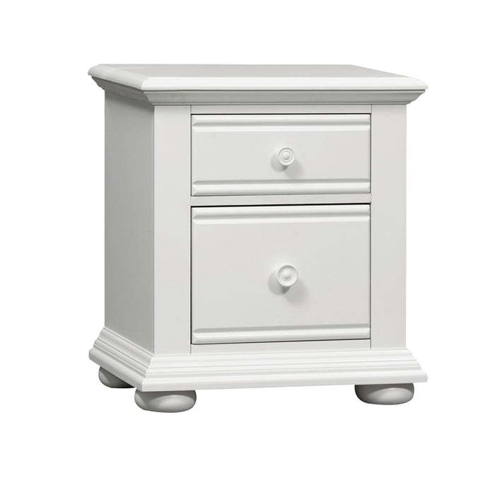 Summer House 2 Drawer Nightstand in Oyster White - Furniture 4 Less (Jacksonville, NC)