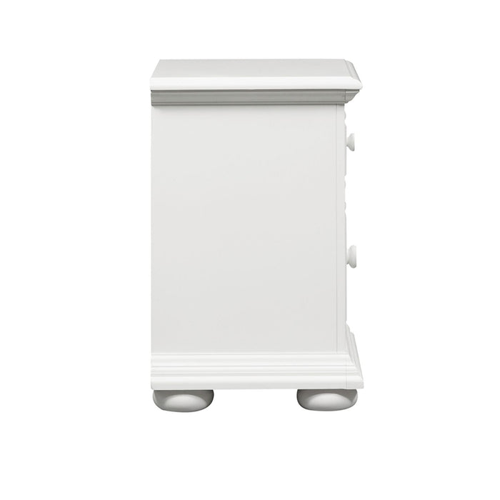 Summer House 2 Drawer Nightstand in Oyster White - Furniture 4 Less (Jacksonville, NC)