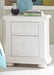 Liberty Furniture Summer House 2 Drawer Nightstand in Oyster White - Furniture 4 Less (Jacksonville, NC)