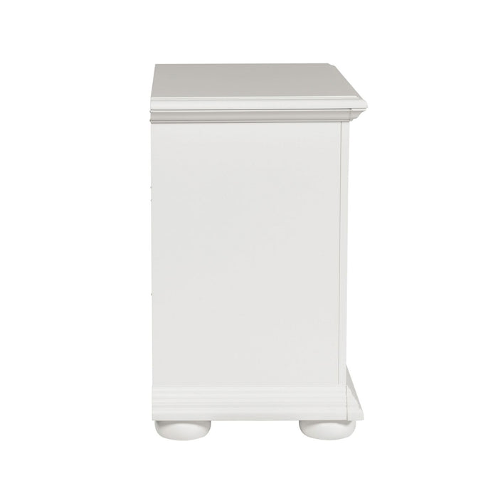 Summer House 1 Drawer Nightstand in Oyster White - Furniture 4 Less (Jacksonville, NC)