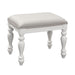 Summer House I Vanity Stool in Oyster White - Furniture 4 Less (Jacksonville, NC)