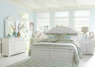 Liberty Furniture Summer House King Panel Bed in Oyster White - Furniture 4 Less (Jacksonville, NC)