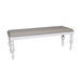 Summer House Bench in Oyster White - Furniture 4 Less (Jacksonville, NC)