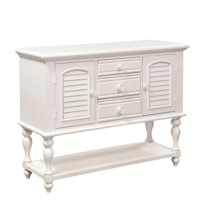 Summer House Server in Oyster White - Furniture 4 Less (Jacksonville, NC)