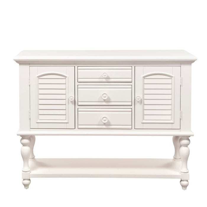 Summer House Server in Oyster White - Furniture 4 Less (Jacksonville, NC)