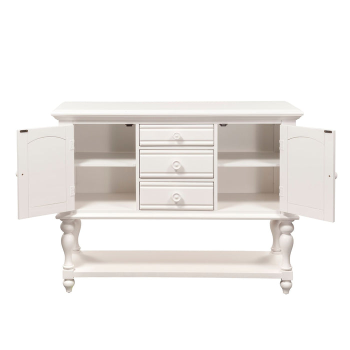Summer House Server in Oyster White - Furniture 4 Less (Jacksonville, NC)