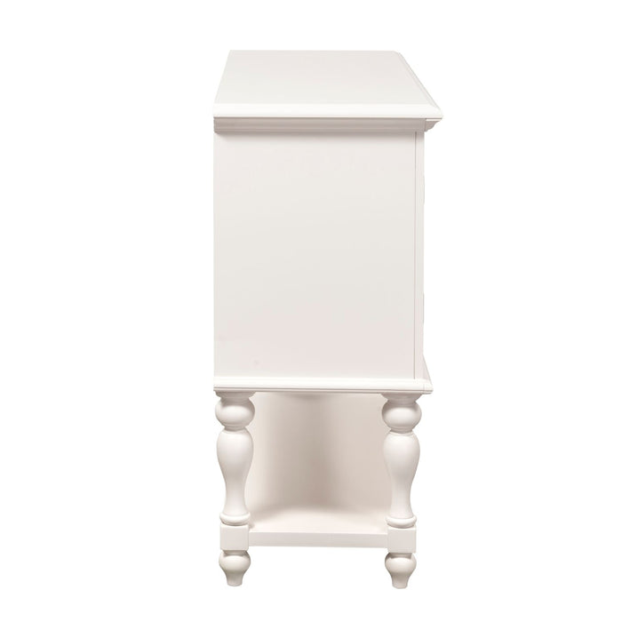Summer House Server in Oyster White - Furniture 4 Less (Jacksonville, NC)