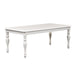 Summer House Rectangular Leg Table in Oyster White - Furniture 4 Less (Jacksonville, NC)