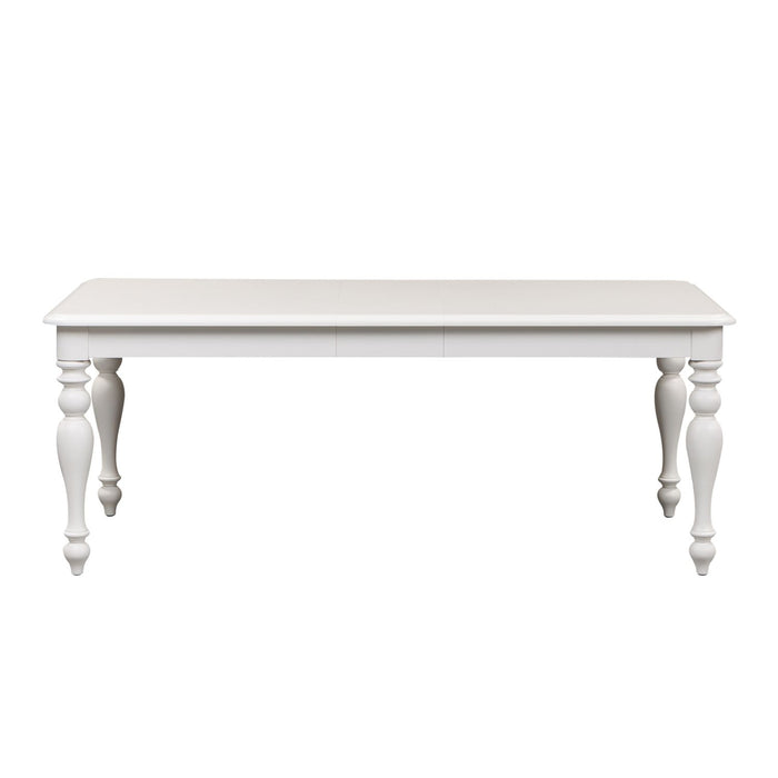 Summer House Rectangular Leg Table in Oyster White - Furniture 4 Less (Jacksonville, NC)