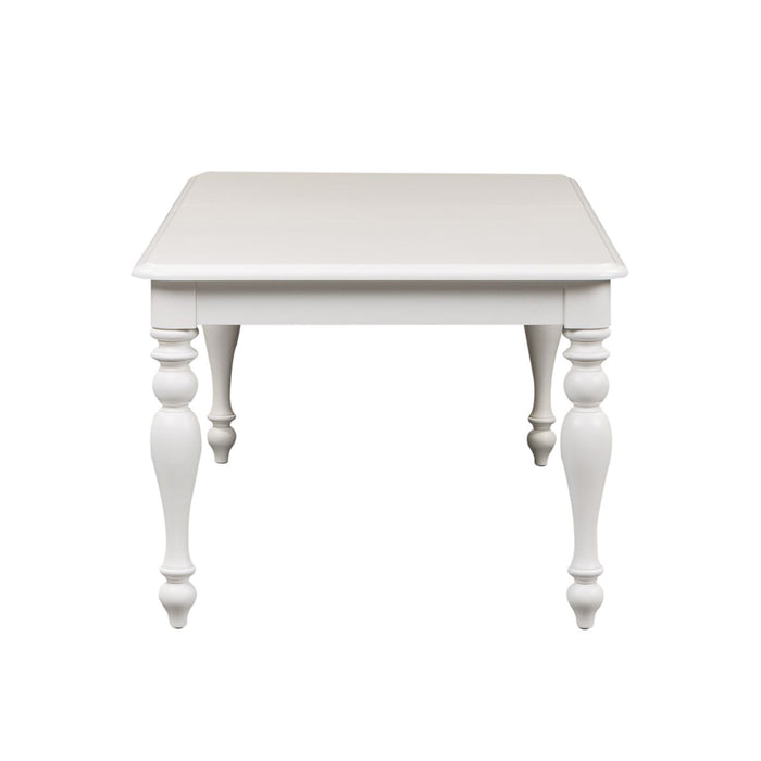 Summer House Rectangular Leg Table in Oyster White - Furniture 4 Less (Jacksonville, NC)