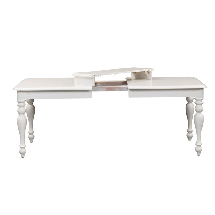 Summer House Rectangular Leg Table in Oyster White - Furniture 4 Less (Jacksonville, NC)
