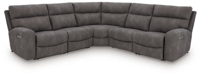 Next-Gen DuraPella Power Reclining Sectional - Furniture 4 Less (Jacksonville, NC)