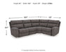 Next-Gen DuraPella Power Reclining Sectional - Furniture 4 Less (Jacksonville, NC)