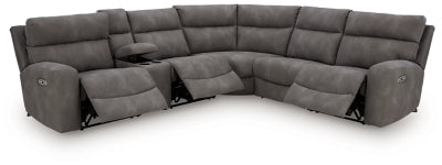 Next-Gen DuraPella Power Reclining Sectional - Furniture 4 Less (Jacksonville, NC)