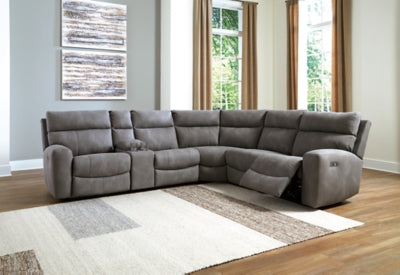 Next-Gen DuraPella Power Reclining Sectional - Furniture 4 Less (Jacksonville, NC)