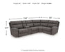 Next-Gen DuraPella Power Reclining Sectional - Furniture 4 Less (Jacksonville, NC)