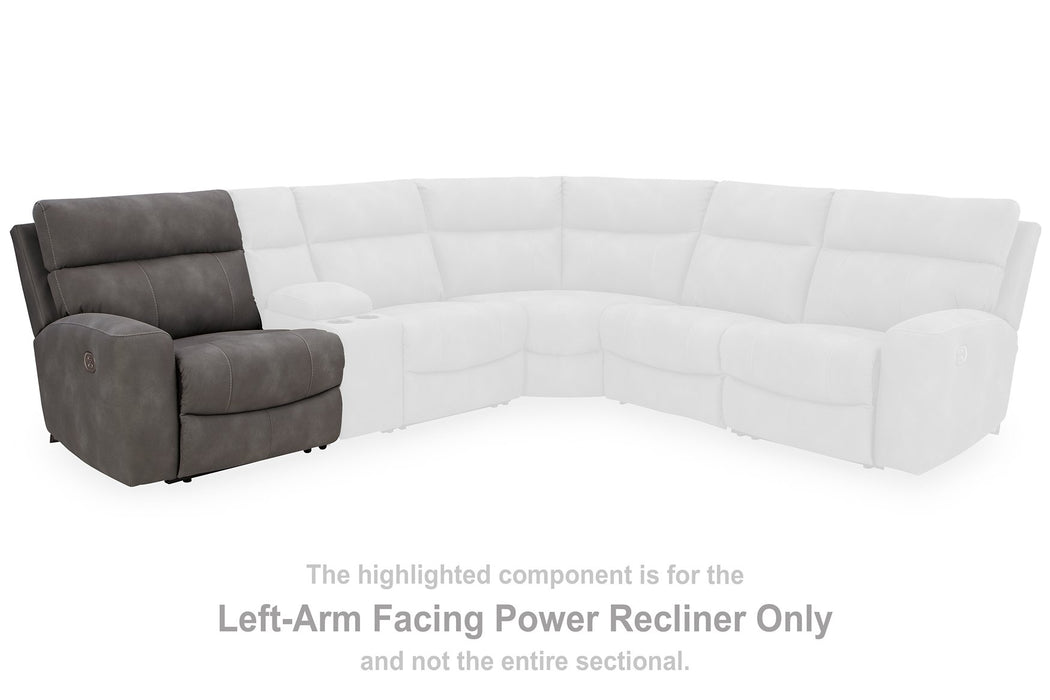 Next-Gen DuraPella Power Reclining Sectional Loveseat - Furniture 4 Less (Jacksonville, NC)