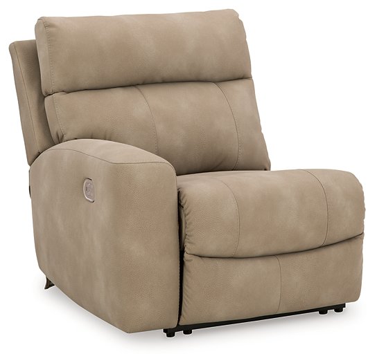 Next-Gen DuraPella Power Reclining Sectional Loveseat with Console - Furniture 4 Less (Jacksonville, NC)