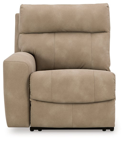 Next-Gen DuraPella Power Reclining Sectional Loveseat with Console - Furniture 4 Less (Jacksonville, NC)