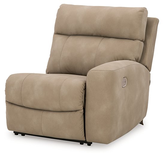 Next-Gen DuraPella Power Reclining Sectional Loveseat with Console - Furniture 4 Less (Jacksonville, NC)