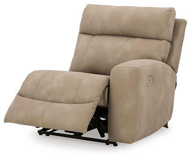 Next-Gen DuraPella Power Reclining Sectional Loveseat with Console - Furniture 4 Less (Jacksonville, NC)