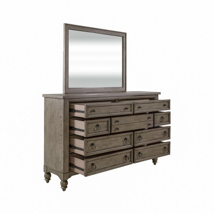 Americana Farmhouse Dresser & Mirror - Furniture 4 Less (Jacksonville, NC)