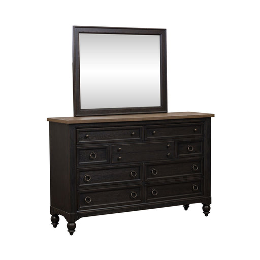 Americana Farmhouse Opt Dresser & Mirror - Furniture 4 Less (Jacksonville, NC)