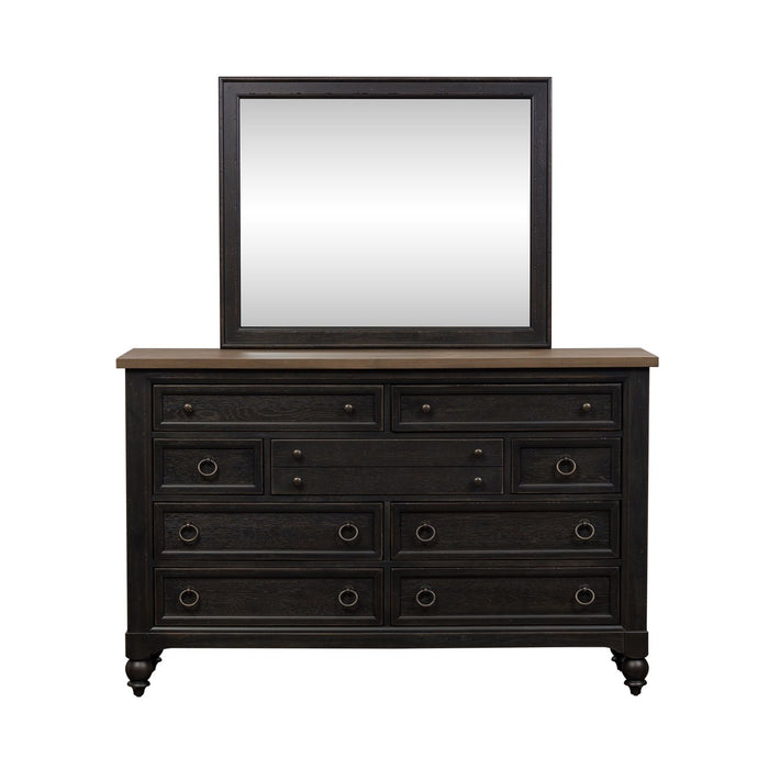 Americana Farmhouse Opt Dresser & Mirror - Furniture 4 Less (Jacksonville, NC)