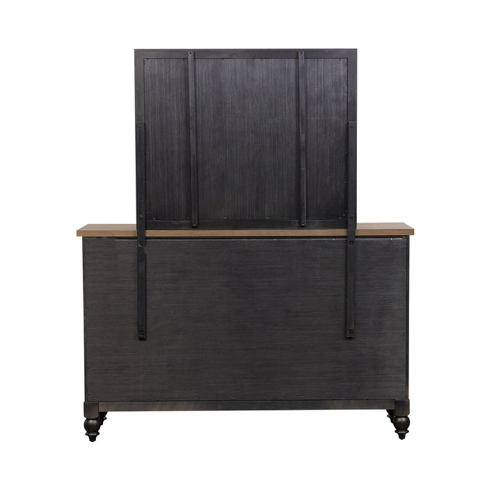 Americana Farmhouse Opt Dresser & Mirror - Furniture 4 Less (Jacksonville, NC)