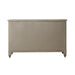 Americana Farmhouse 9 Drawer Dresser in Dusty Taupe and Black - Furniture 4 Less (Jacksonville, NC)
