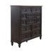 Liberty Furniture Americana Farmhouse 12 Drawer Chesser in Black - Furniture 4 Less (Jacksonville, NC)