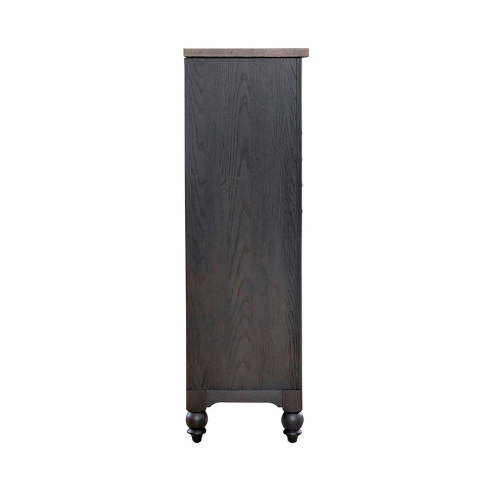 Americana Farmhouse 12 Drawer Chesser in Black - Furniture 4 Less (Jacksonville, NC)