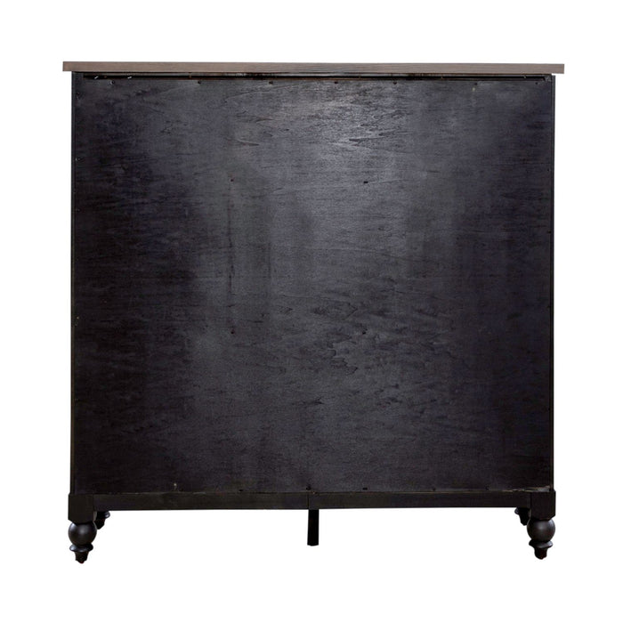 Americana Farmhouse 12 Drawer Chesser in Black - Furniture 4 Less (Jacksonville, NC)
