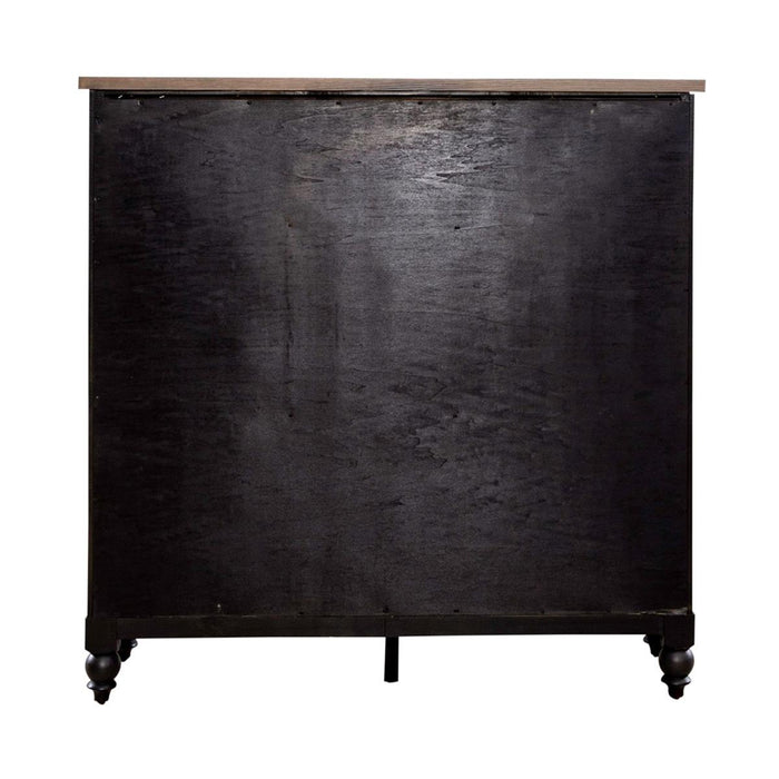 Liberty Furniture Americana Farmhouse 12 Drawer Chesser in Black - Furniture 4 Less (Jacksonville, NC)