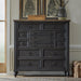 Liberty Furniture Americana Farmhouse 12 Drawer Chesser in Black - Furniture 4 Less (Jacksonville, NC)