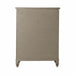 Americana Farmhouse 5 Drawer Chest in Dusty Taupe and Black - Furniture 4 Less (Jacksonville, NC)