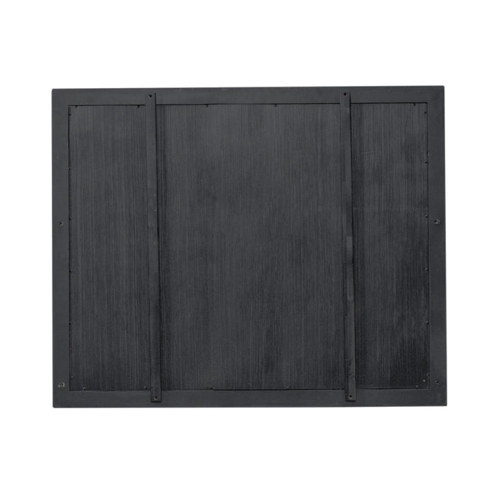 Americana Farmhouse Landscape Mirror in Black - Furniture 4 Less (Jacksonville, NC)