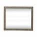 Americana Farmhouse Landscape Mirror in Dusty Taupe and Black - Furniture 4 Less (Jacksonville, NC)