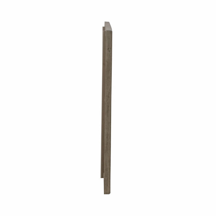 Americana Farmhouse Landscape Mirror in Dusty Taupe and Black - Furniture 4 Less (Jacksonville, NC)