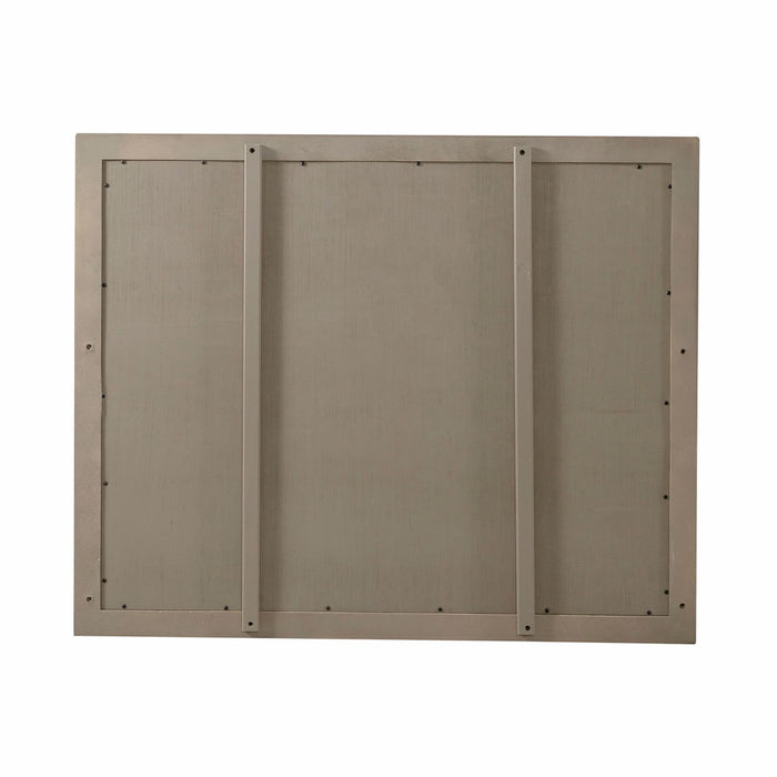 Americana Farmhouse Landscape Mirror in Dusty Taupe and Black - Furniture 4 Less (Jacksonville, NC)