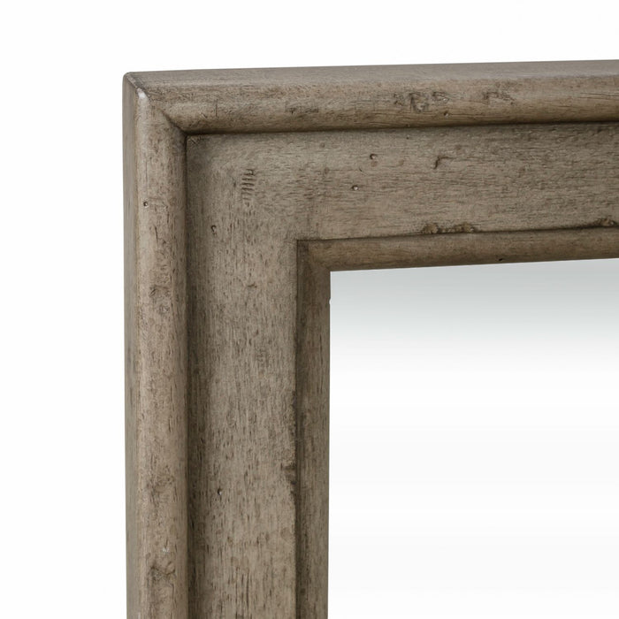Americana Farmhouse Landscape Mirror in Dusty Taupe and Black - Furniture 4 Less (Jacksonville, NC)