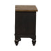 Americana Farmhouse 2 Drawer Nightstand in Black - Furniture 4 Less (Jacksonville, NC)