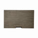 Americana Farmhouse 2 Drawer Nightstand in Dusty Taupe and Black - Furniture 4 Less (Jacksonville, NC)