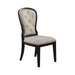 Americana Farmhouse Uph Tufted Back Side Chair - Black - Furniture 4 Less (Jacksonville, NC)